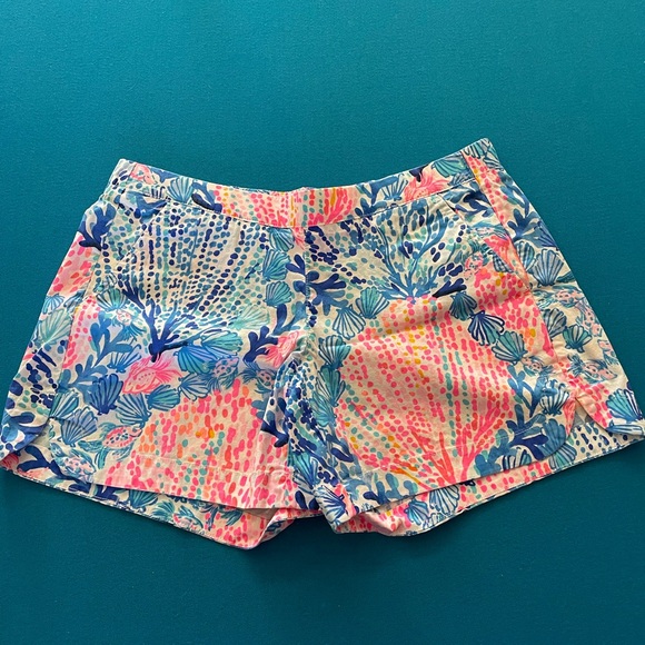 Lilly Pulitzer Pants - Lilly Pulitzer Ocean View Shorts XS